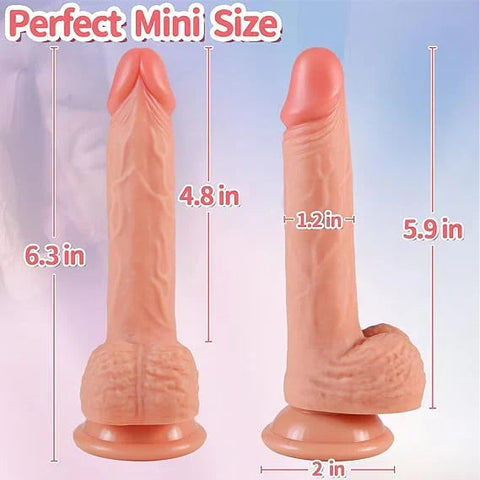 Slim Silicone Personal Massager for Beginners – مبتدیوں کے لیے | 6 to 9 Inch | Suction Cup
