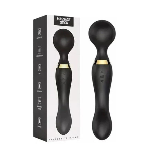 Double Head Silicone Vibrating Massager 🔥 | 8 Speeds 20 Patterns | خواتین کے لیے