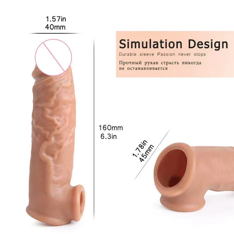 Premium Penis Sleeve Extender 🔥 | مردوں کے لیے | Size & Performance Booster