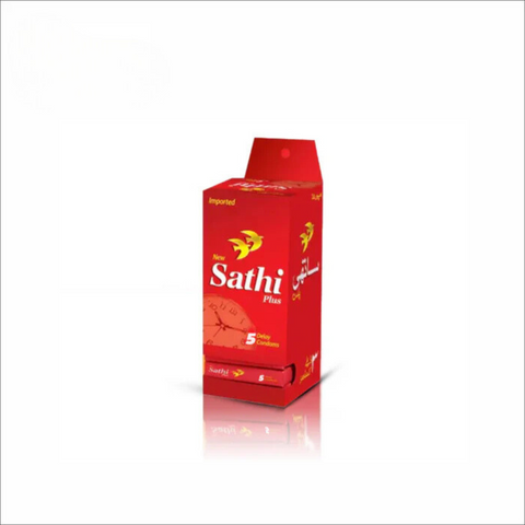 Sathi Plus Delay Condoms 🔥 | 6 Dispensers × 18s | لمبے عرصے کے لیے | WHO & ISO Approved