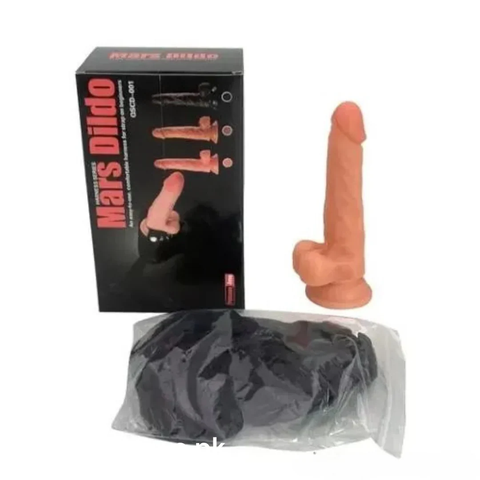 Mars Strap-On Realistic Companion with harness and packaging