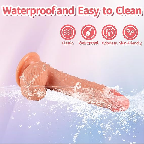 Waterproof Easy Clean Slim Silicone Massager