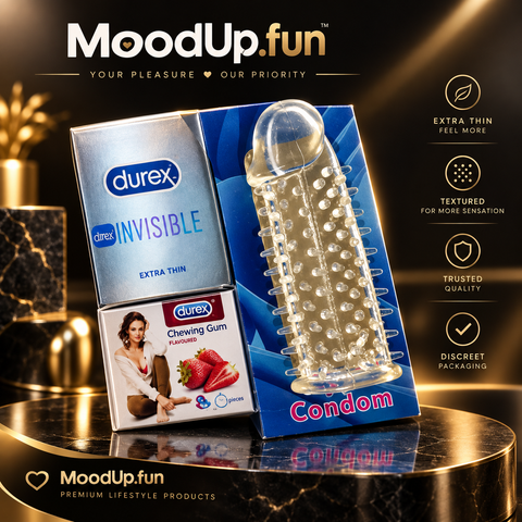 Washable Reusable Silicon Crystal Spike Condom with Bubble and Durex Condom