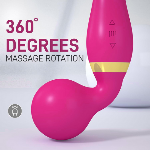 03-Double-Ended 2-in-1 Wand Vibrator ✨💜 Dual Pleasure & Ultimate Relaxation! 🔥💃In Stock